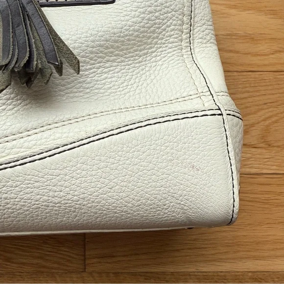 COACH ‘Hamptons’ Braided Leather Satchel - Picture 14 of 16